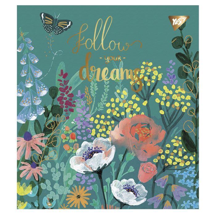 Тетрадь Yes А5 Follow your dreams 24 аркушів клітинка Фото