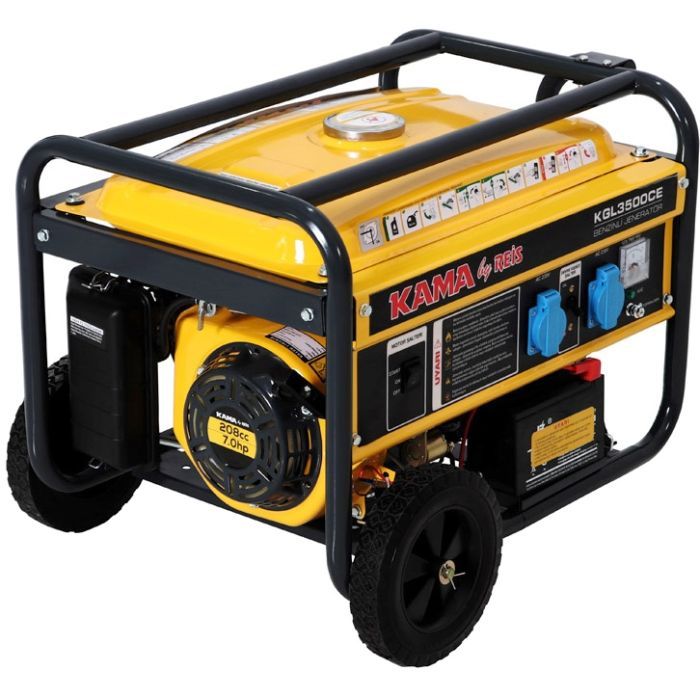Генератор KAMA KGL3500CE, 230V, 50Hz, 2.8kW, 3.5KVA, 15L Фото