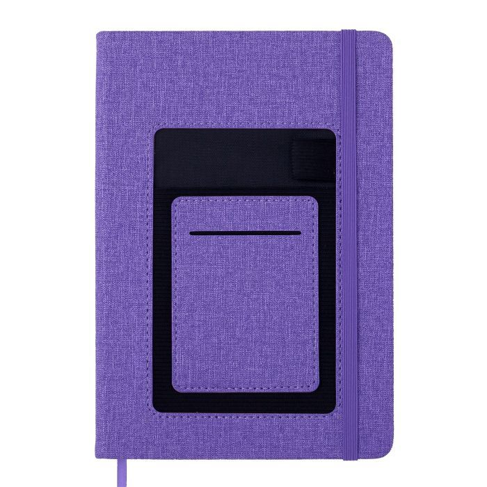 Книга записная Buromax COMFORT А5 96 аркушів крапка, фіолетовий Фото