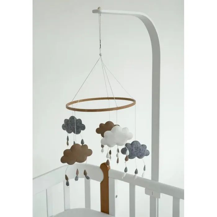 Мобиль Ingvart Облака серо-бежевые Фото