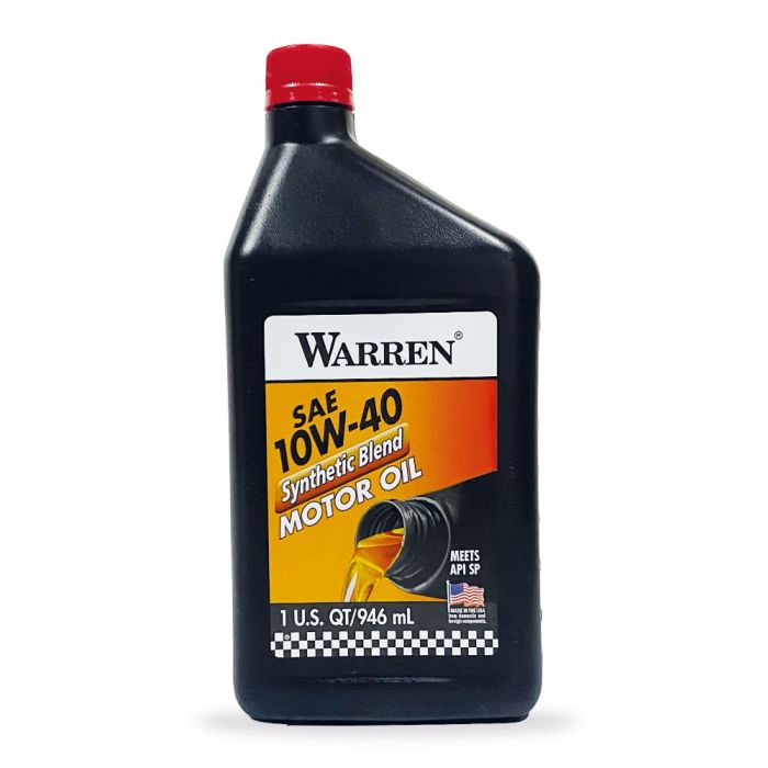 Моторное масло Warren Synthetic blend 10W-40, 0,946л Фото