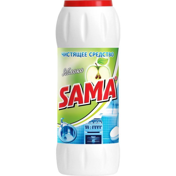 Порошок для чистки кухни Sama Яблуко 500 г Фото