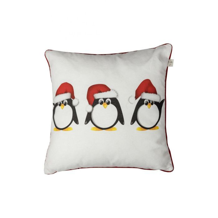 Наволочка Прованс декоративна Три пінгвини 45х45 Фото