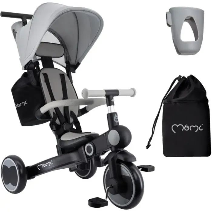 Детский велосипед MoMi Solivia grey 4 в 1 Фото
