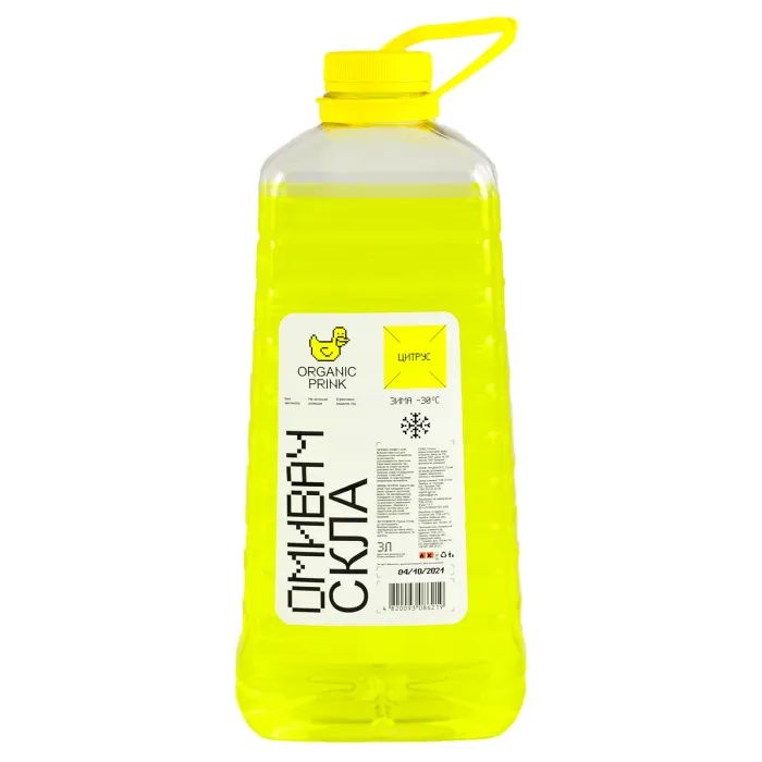 Омыватель автомобильный ORGANIC PRINK -30 °С "Цитрус" 3 л Фото