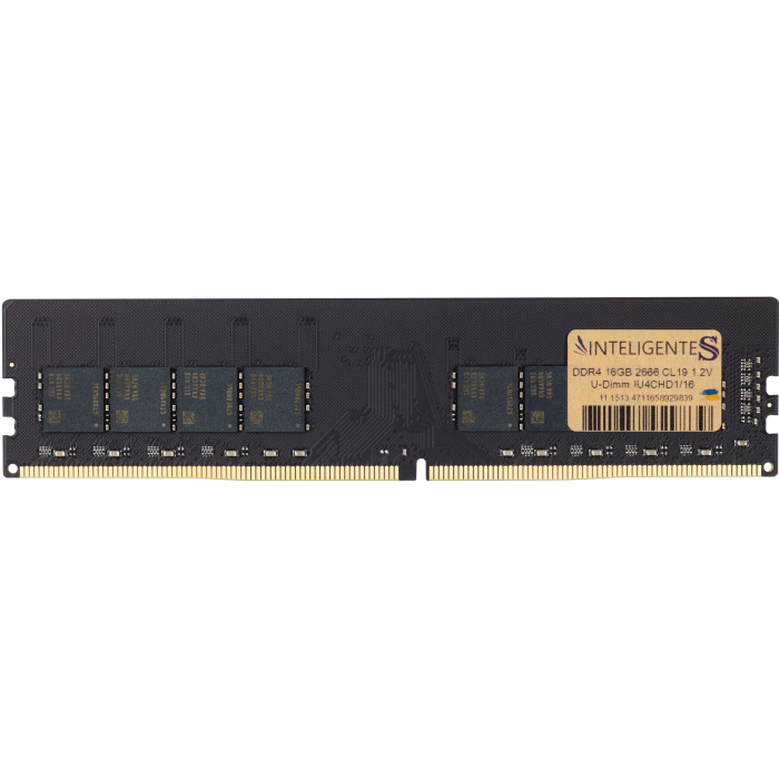Модульпам'ятідлякомп'ютераDDR416GB2666MHzINTELIGENTES(IU4CHD1/16)