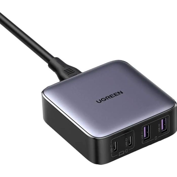 Зарядное устройство Ugreen 4xUSB 65W (2хUSB-C+2xUSB-A) Gan CD327 Фото