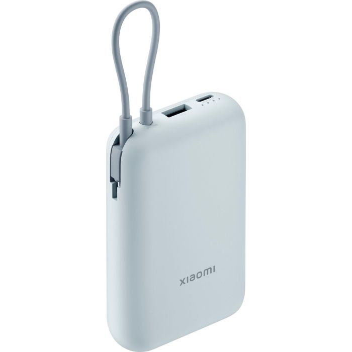 Батарея универсальная Xiaomi 10000mAh 22.5W, Integrated Cable, blue Фото