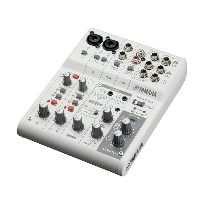 Аудиоинтерфейс Yamaha AG06MK2 White Фото