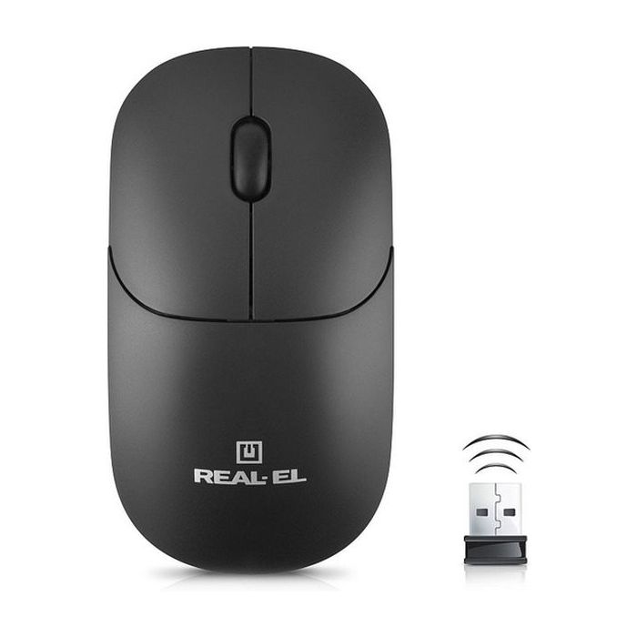 Мышка REAL-EL RM-311W Wireless Black Фото