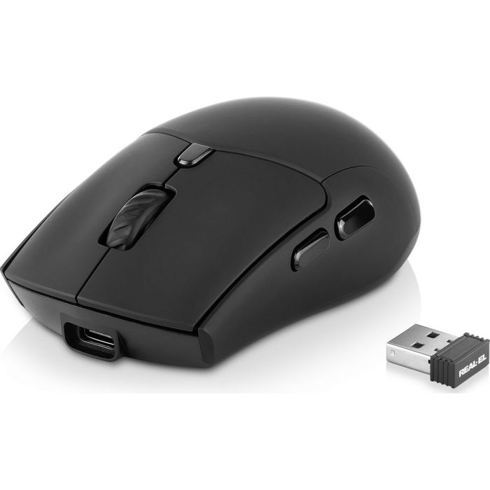 Мышка REAL-EL RM-460W Wireless/Bluetooth Black Фото