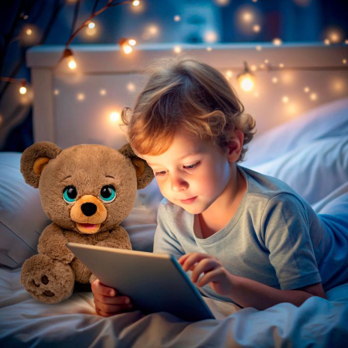 Интерактивная игрушка PLAi Ведмедик По творець твоїх історій на основі ШІ Фото 7