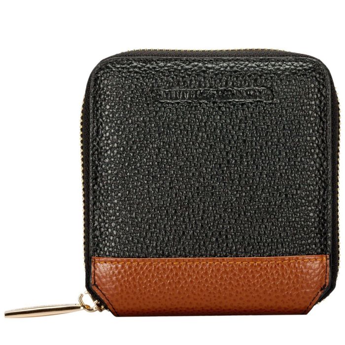 Кошелек Smith & Canova 26803 Althorp Black-Tan Фото