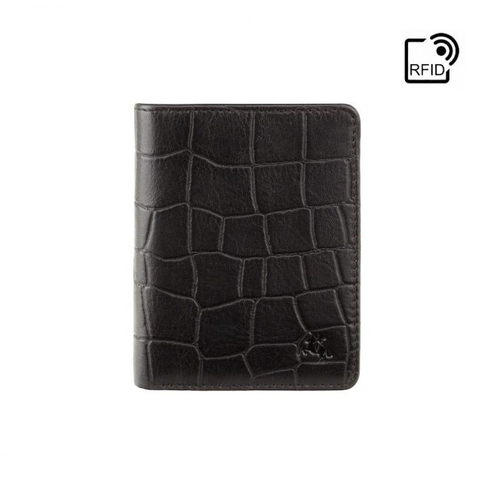 Кошелек Visconti CR91 Caiman c RFID Black Фото