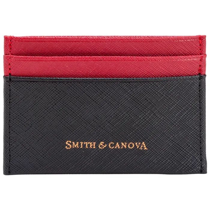 Кардхолдер Smith & Canova 26827 Devere Black-Red Фото