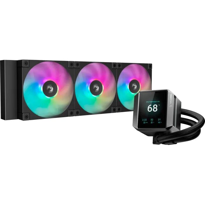 Система жидкостного охлаждения Deepcool Mystique 360 ARGB Black Фото