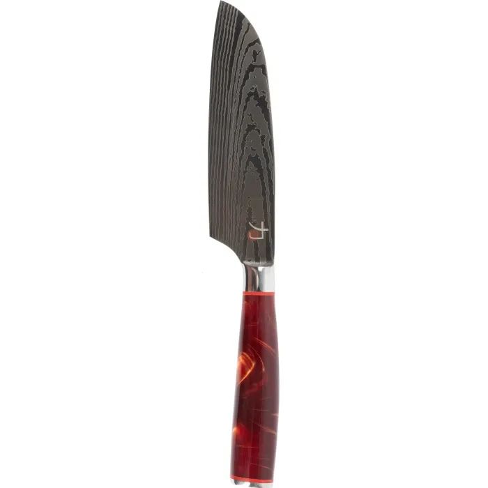Кухонный нож MasterPro Tetsu, сантоку, 12.5 см, коричневий Фото