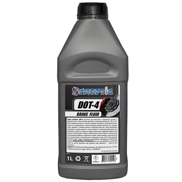 Тормозная жидкость Synoptic ДОТ-4 0,82 кг Фото