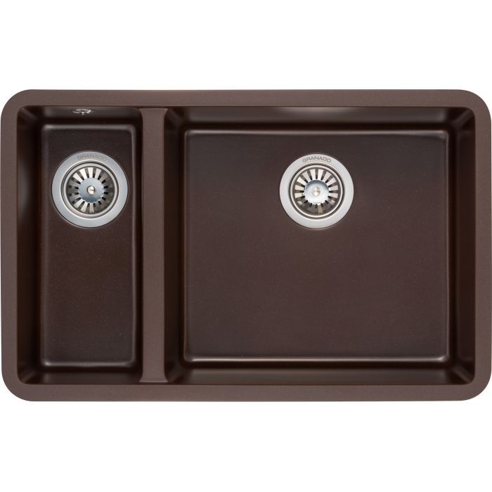 Мойка кухонная GRANADO Under top DOUBLE marron Фото