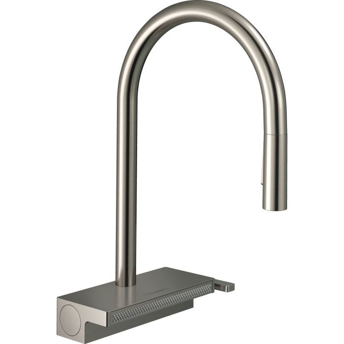 Смеситель Hansgrohe Aquno Select M81 , 22 см, сталь Фото
