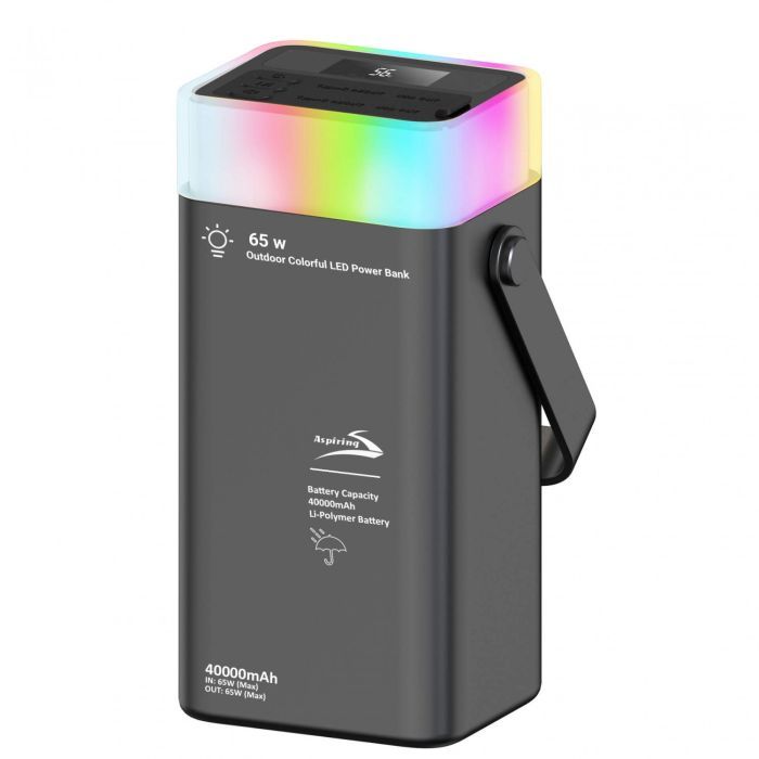 Батарея универсальная Aspiring Vigor 40 40000mAh PD/65W Фото