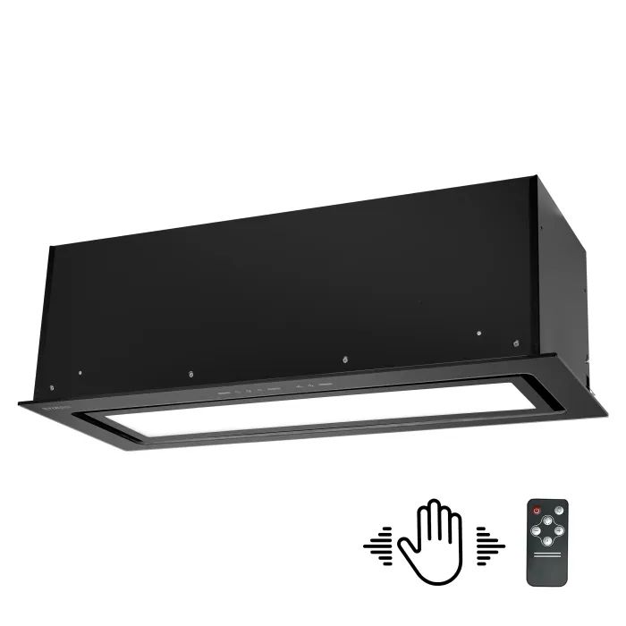 Вытяжка кухонная Perfelli DESIGN VISION 9 NERO SILENZIO Фото