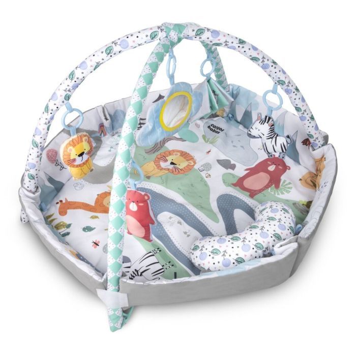 Детский коврик Canpol 0 Safari - серый Фото