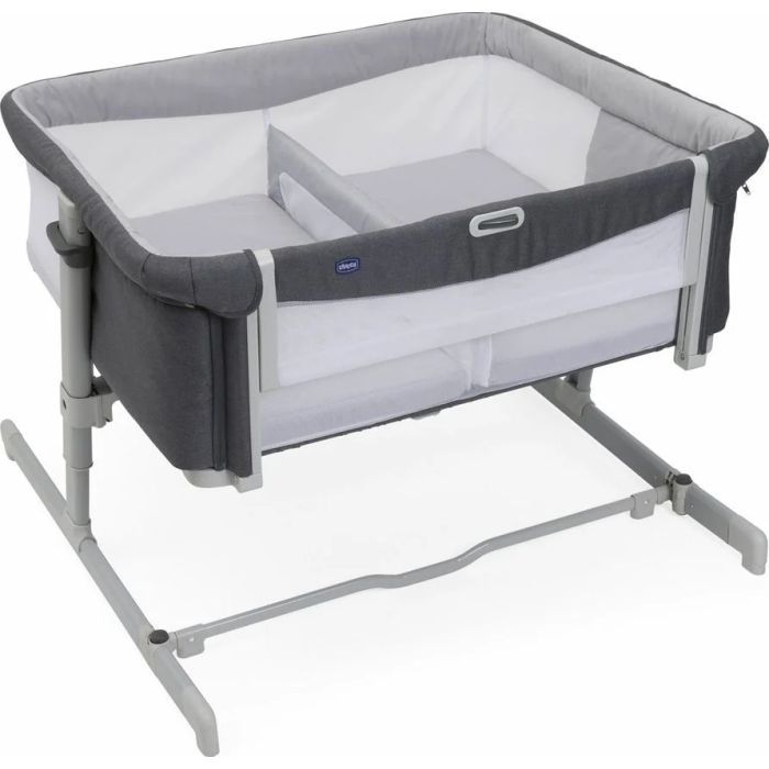 Кроватка Chicco Next2Me Twins для двійні сірий Фото
