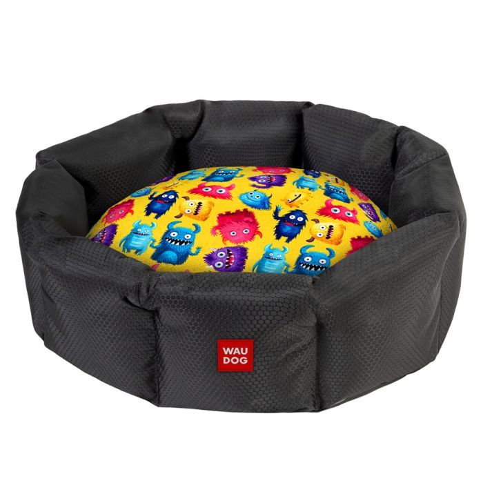 Лежак для животных WAUDOG Relax "Мохнатые монстры" L Фото
