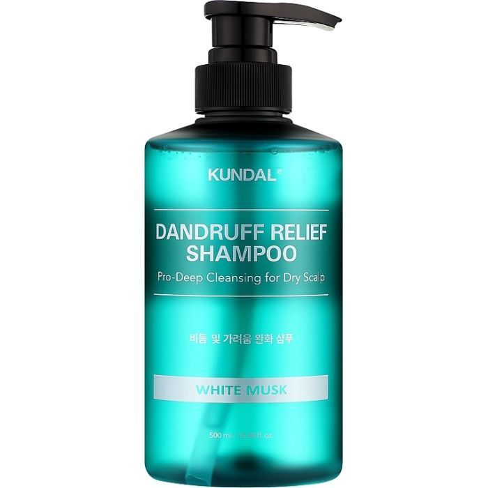Шампунь Kundal Dandruff Relief Shampoo White Musk 500 мл Фото