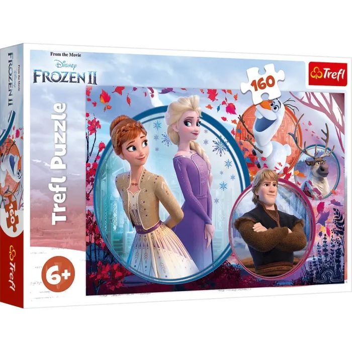 Пазл Trefl Frozen Приключение сестры 160 элементов Фото