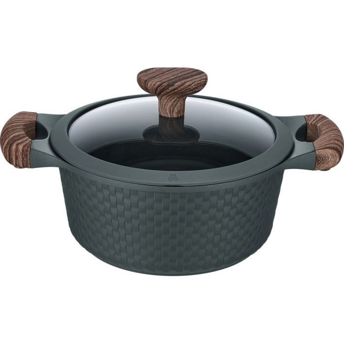 Кастрюля Resto Ran чорна 20 см 2.4 л Фото