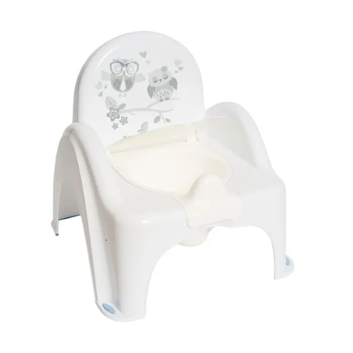 Горшок Tega Baby OWLS стілець, антиковзкий white Фото