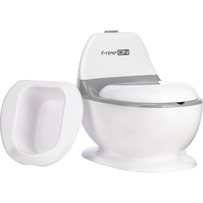 Горшок FreeON зі звуком змиву, білий Фото