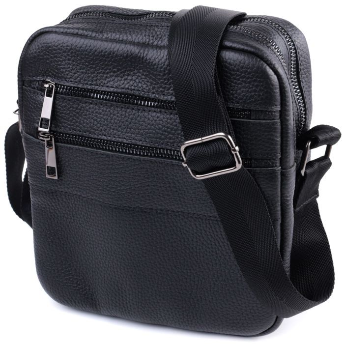 Сумка Shvigel Из зернистой натуральной кожи Черная Фото