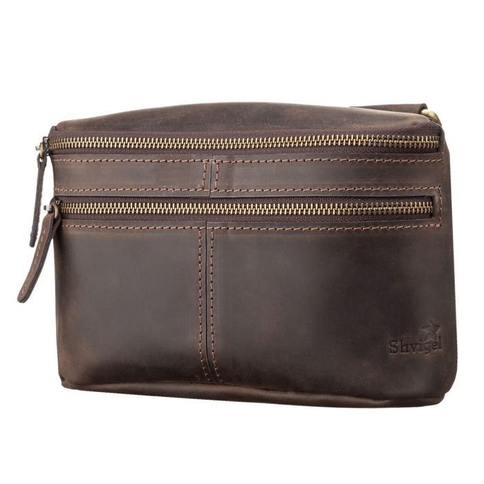 Сумка Shvigel Кожаная Коричневая Фото