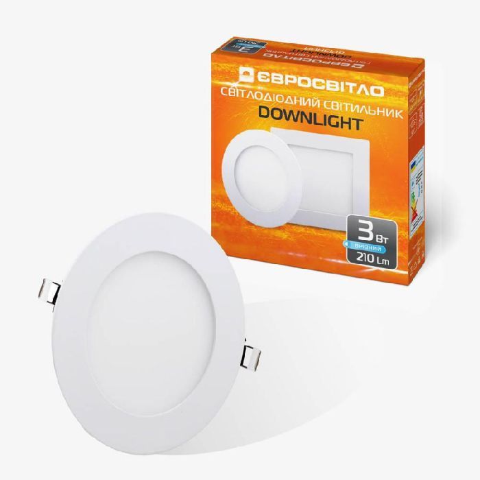 Светильник точечный Євросвітло LED-R-90-3 6400К Фото