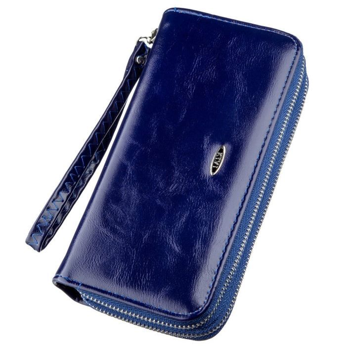 Кошелек Kivi Из экокожи Синий Фото