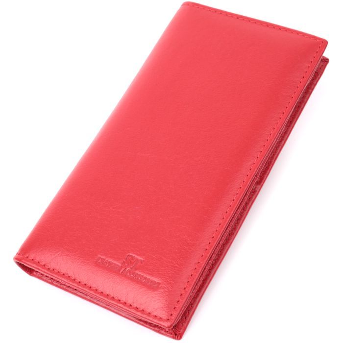 Кошелек ST Leather Из натуральной кожи Красный Фото