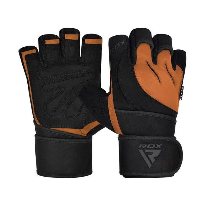 Перчатки для фитнеса RDX Micro Tan/Black Plus S Фото