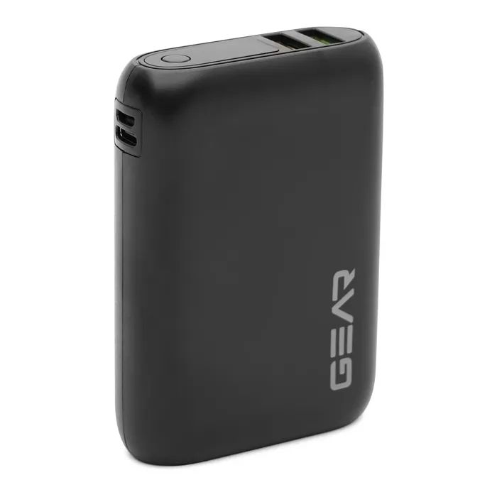 Батарея универсальная GEAR 10000mAh, PD/22.5W, black Фото