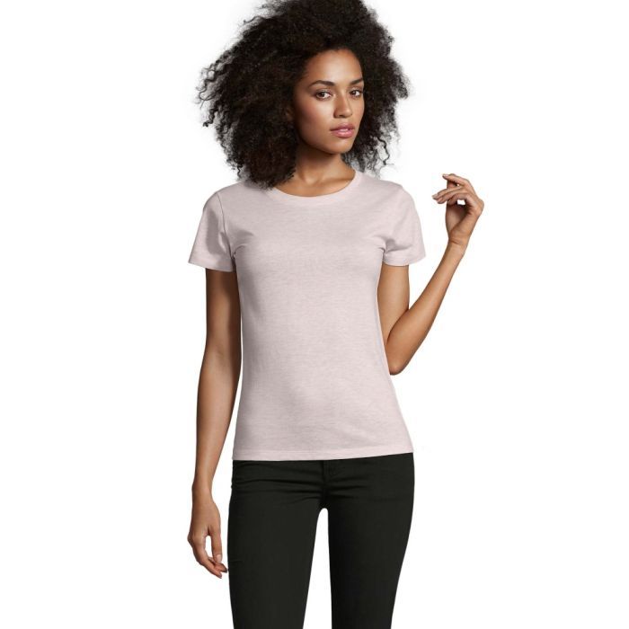 Футболка Sol's Regent Fit Women рожевий меланж L Фото