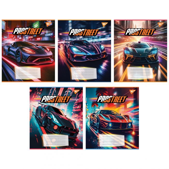 Тетрадь Yes Prostreet А5 60 аркушів клітинка Фото