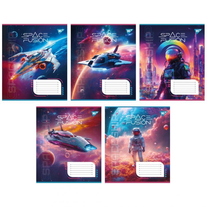 Тетрадь Yes Space fusion А5 60 листов линия Фото