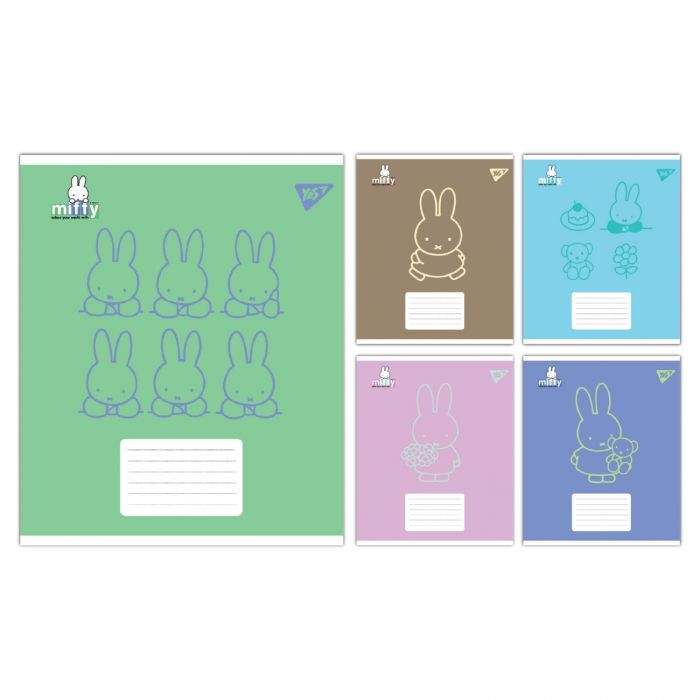 Тетрадь Yes Miffy Bunny А5 12 аркушів лінія Фото