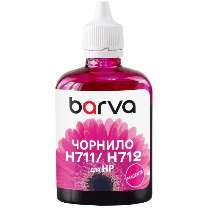 Чернила Barva HP 711/712 100ml M, water-soluble Фото