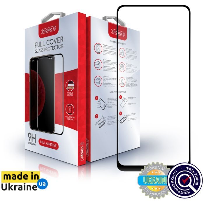 Стекло защитное Intaleo Full Glue Oppo A78 Black Фото