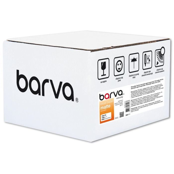 Фотобумага Barva 10x15, 190 g/m2, Everyday, Matte, 500c Фото
