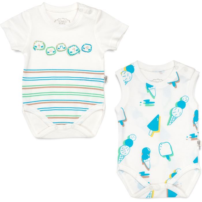 Боди детское Tongs набор 2 штуки Фото