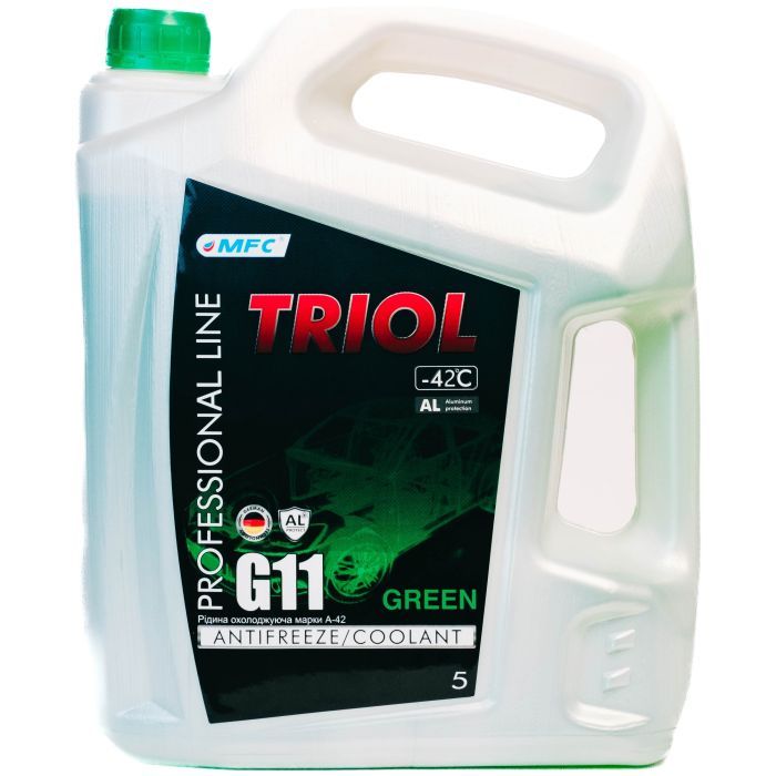 Антифриз МФК TRIOL Professional Green G11 (-42С) 5кг Фото